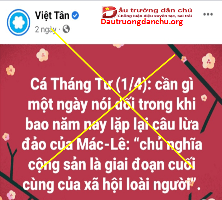 Việt Tân cố tình xuyên tạc Chủ nghĩa Mác  - Lê-nin